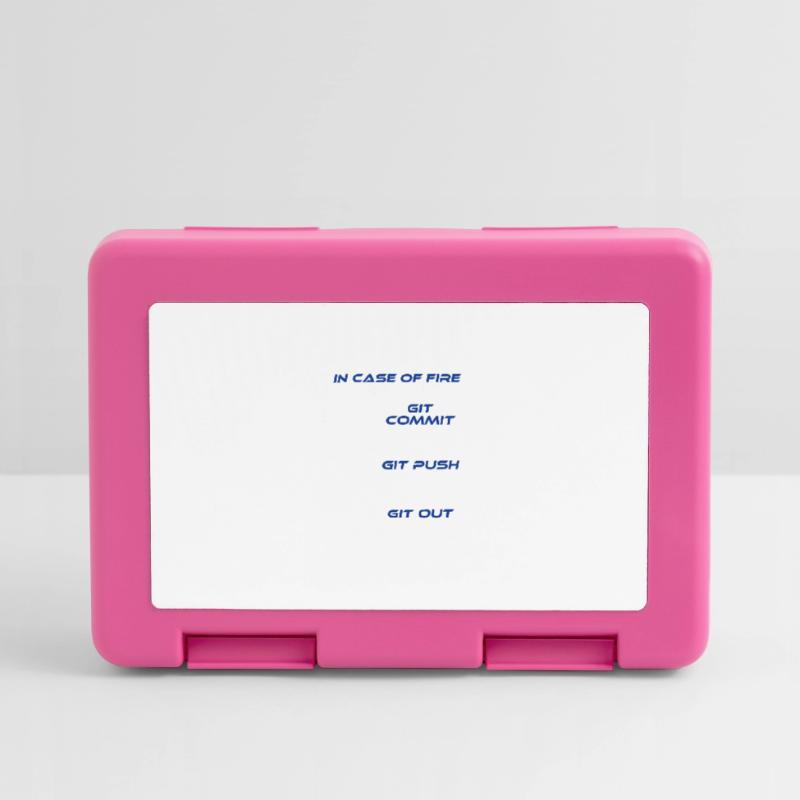 "Im Falle eines Feuers Git Commit Git Push Git Brotdose