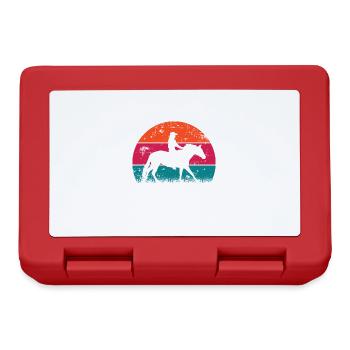 Life Is Better With Horses Design Horsing Shirt - Lunchbox - red - Front