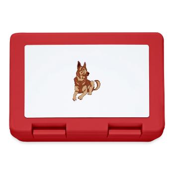 Cute Adorable Dog For Certified Dog Lover T-shirt - Lunchbox - red - Front