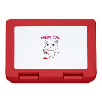 Chemise d'Halloween "Creepy Cute" pour le 31 - Boîte à goûter - rouge - Devant