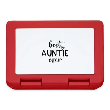 best Auntie ever - Lunchbox - red - Front