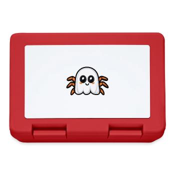 Tarantula Halloween Funny Ghost - Lunchbox - red - Front