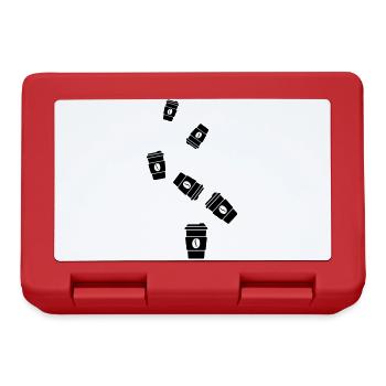 Coffee Symbol - Lunchbox - red - Front