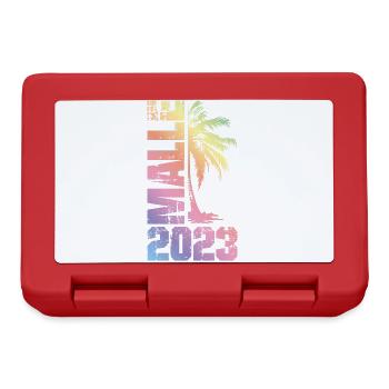 Malle 2023 - Lunchbox - red - Front
