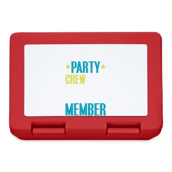 Greece Party Crew - Lunchbox - red - Front