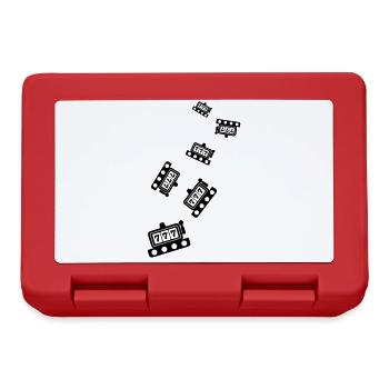 Einarmiger bandit Silhouette icon - Brotdose - Rot - Vorne