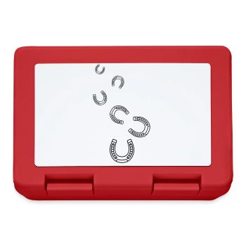 Hufeisen Icon - Brotdose - Rot - Vorne
