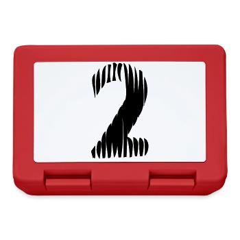 Maillot numéro 2 - Boîte à goûter - rouge - Devant