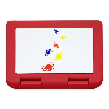 Saturn Icon symbol - Brotdose - Rot - Vorne