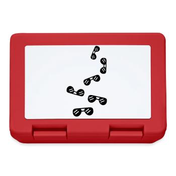 Sonnenbrille Symbol - Brotdose - Rot - Vorne