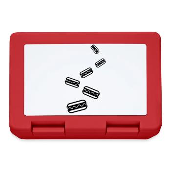 Burrito Icon - Brotdose - Rot - Vorne