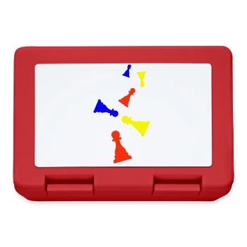 Pièce d’échecs du coureur - Boîte à goûter - rouge - Devant