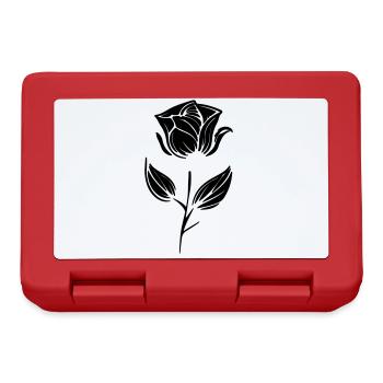 Symbole de la rose - Boîte à goûter - rouge - Devant