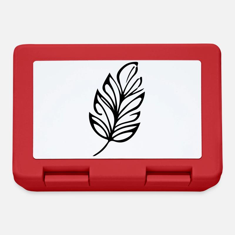 Écologie des feuilles - Boîte à goûter - rouge