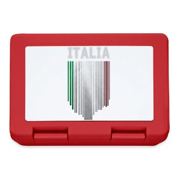 Drapeau de l’Italie, fierté italienne - Boîte à goûter - rouge - Devant