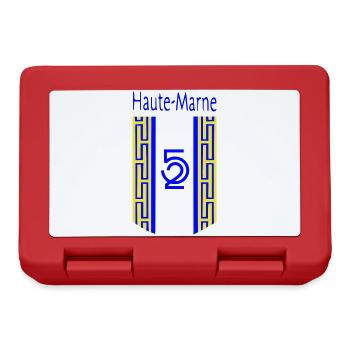 Haute-Marne - Boîte à goûter - rouge - Devant
