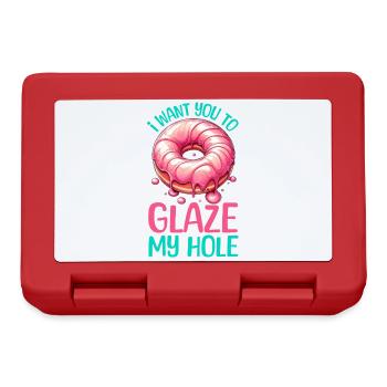JE VEUX QUE TU GLACES MON TROU - Boîte à goûter - rouge - Devant