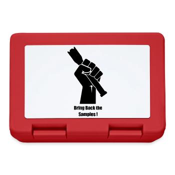 Bring Back the Samples - Lunchbox - red - Front
