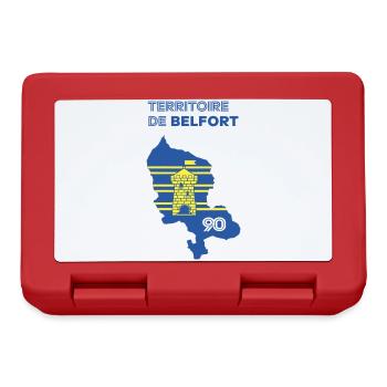 Gebiet von Belfort 90 - Brotdose - Rot - Vorne