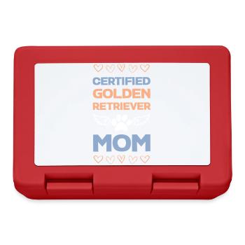 Zertifizierte Golden Retriever Mama - Brotdose - Rot - Vorne