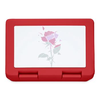 Pastel Rose Fragments - Boîte à goûter - rouge - Devant