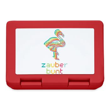 Zauberbunt - Flamingo - Wortschätze - Brotdose - Rot - Vorne