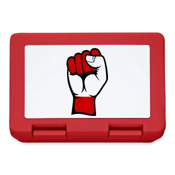 Austria Flag Fist - Lunchbox - red - Front