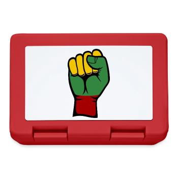 Lithuania Flag Fist - Lunchbox - red - Front