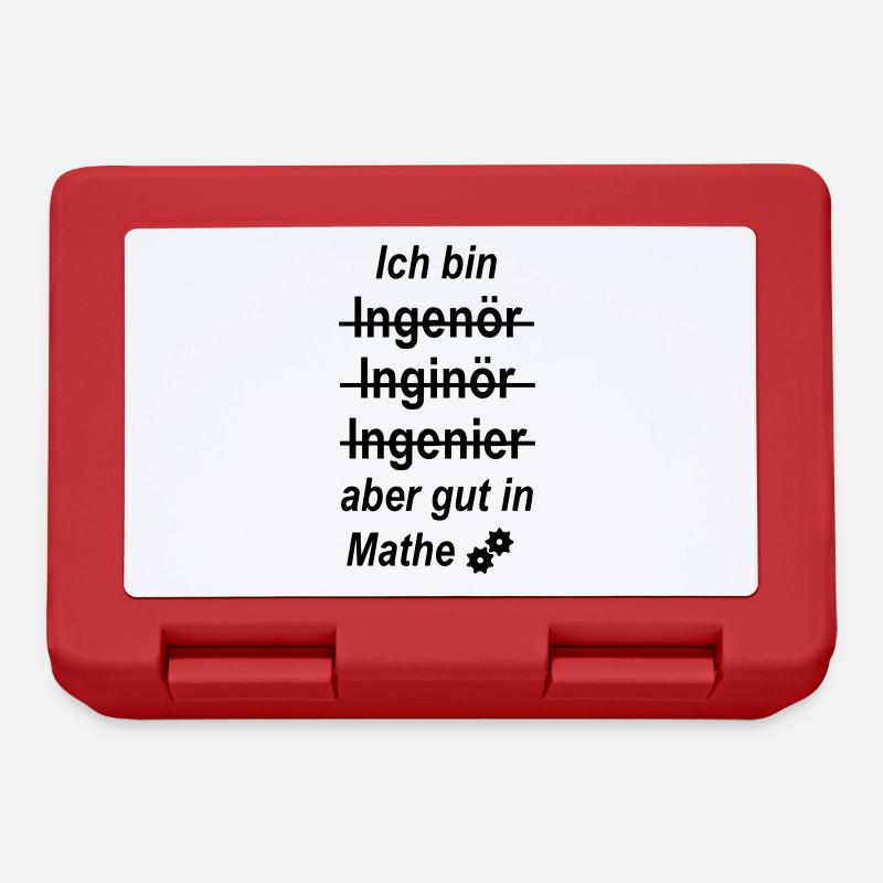 Ich bin Ingenieur - Brotdose - Rot