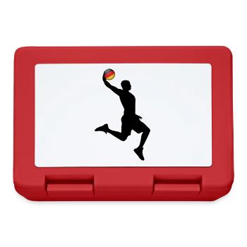 Basketball Win Allemagne - Boîte à goûter - rouge - Devant