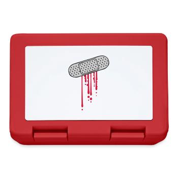 Blood drops patch - Lunchbox - red - Front