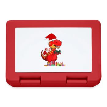Pere Noel dinosaur - Lunchbox - red - Front