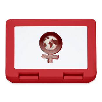 World Women's Day - Feminist Day - Lunchbox - red - Front