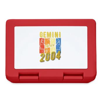 Cadeau du Zodiac Gémeaux 2004 - Boîte à goûter - rouge - Devant
