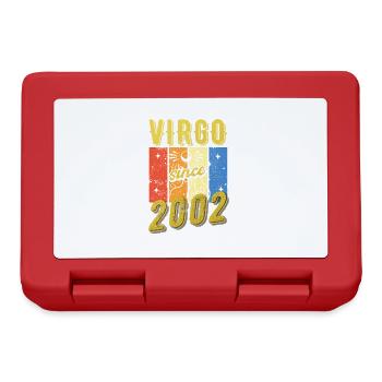 Virgo 2002 Zodiac Birthday Gift - Lunchbox - red - Front
