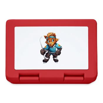 variation 24357Horse as Ice Hockey Player - Lunchbox - red - Front