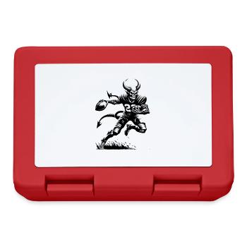 Devil Plays American Football | ENFLAMED - Lunchbox - red - Front