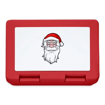 Santa Claus - Merry Christmas - Lunchbox - red - Front