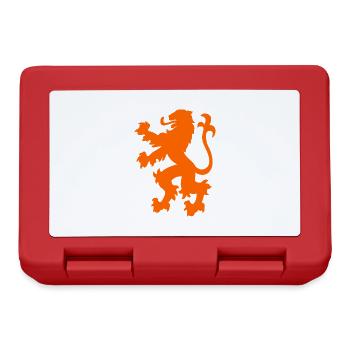 Holland Coat of Arms Orange Lion - Lunchbox - red - Front