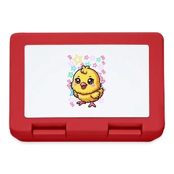 années 80 90s Chick Kids Enfant - Boîte à goûter - rouge - Devant