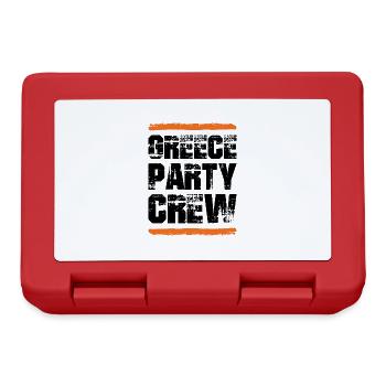 Greece Party Crew - Brotdose - Rot - Vorne