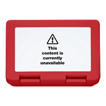 ⚠ This Content Is Currently Unavailable - Lunchbox - red - Front