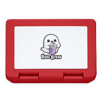 Kawaii Boo Brew Geist - Brotdose - Rot - Vorne