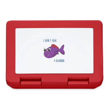Defiant pubescent teen fish - Lunchbox - red - Front