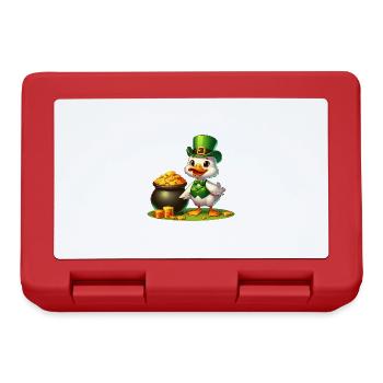 St. Patrick's Day Elephant Green - Lunchbox - red - Front