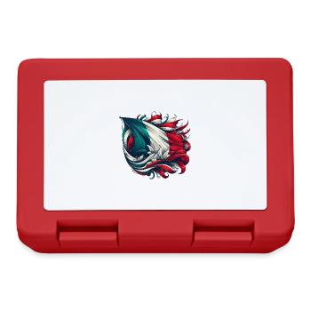 Italian Flag Flowers French Flag - Lunchbox - red - Front