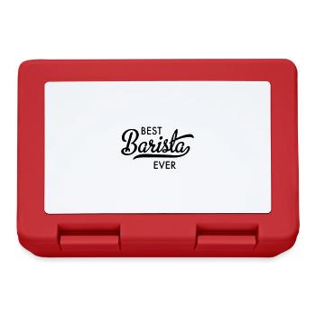 Best Barista ever - Brotdose - Rot - Vorne