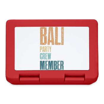 Équipage de la fête à Bali - Boîte à goûter - rouge - Devant