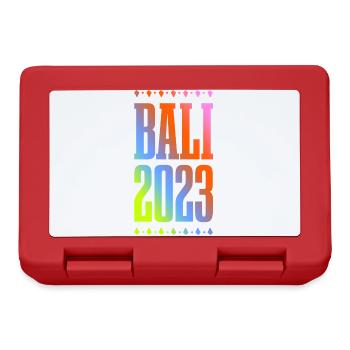 Bali 2023 - Brotdose - Rot - Vorne
