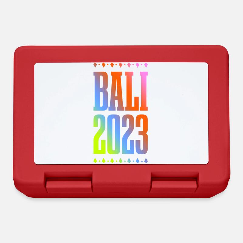 Bali 2023 - Boîte à goûter - rouge